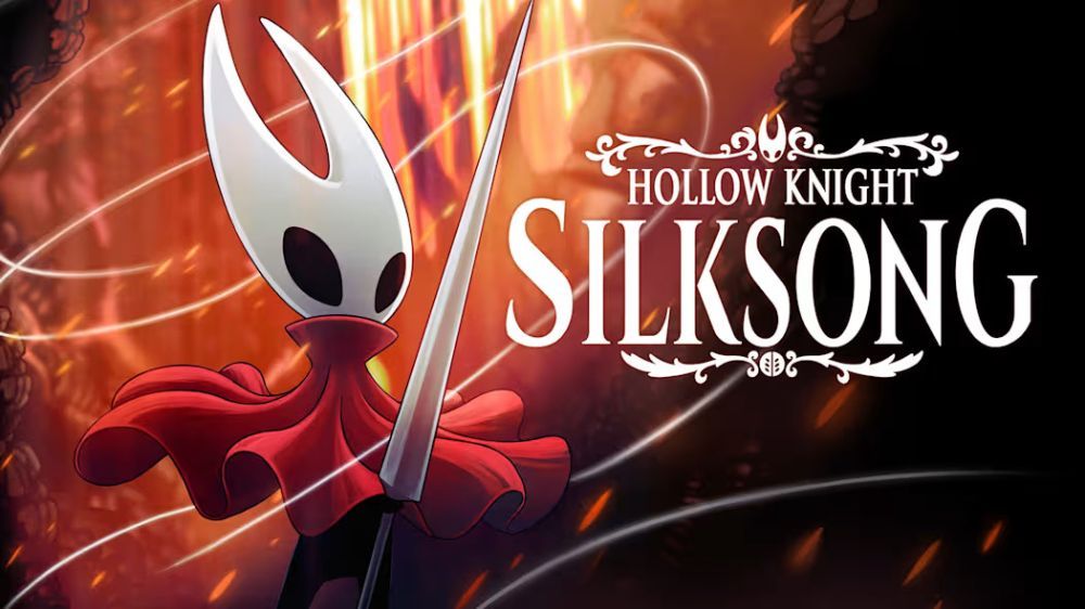 Hollow Knight Silksong - Official Logo and Hornet Character